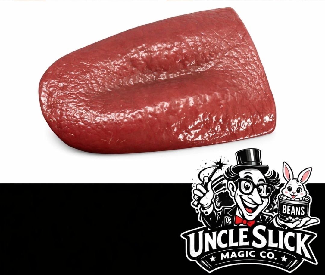 Fake Tongue Magic Prop - Needle Through Tongue Gimmick - Uncle Slick Magic Co.™