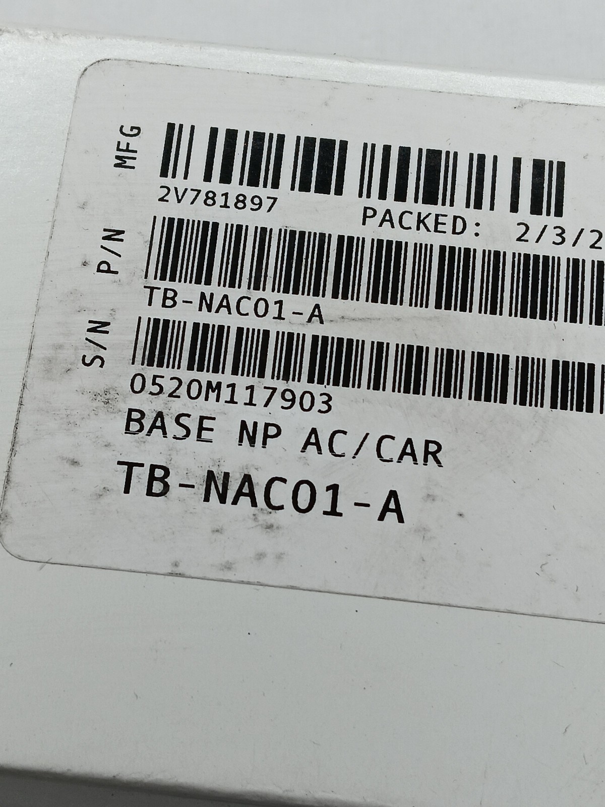 Carrier TB-NAC01-A Non-Programmable Thermostat