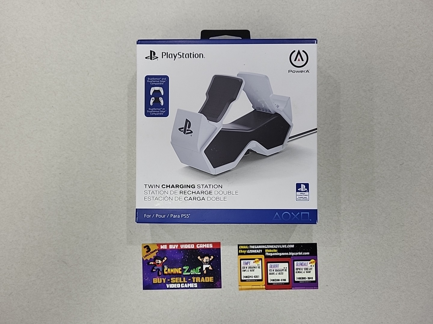 New in Box PowerA Twin Charging Station for PS5 DualSense Controllers