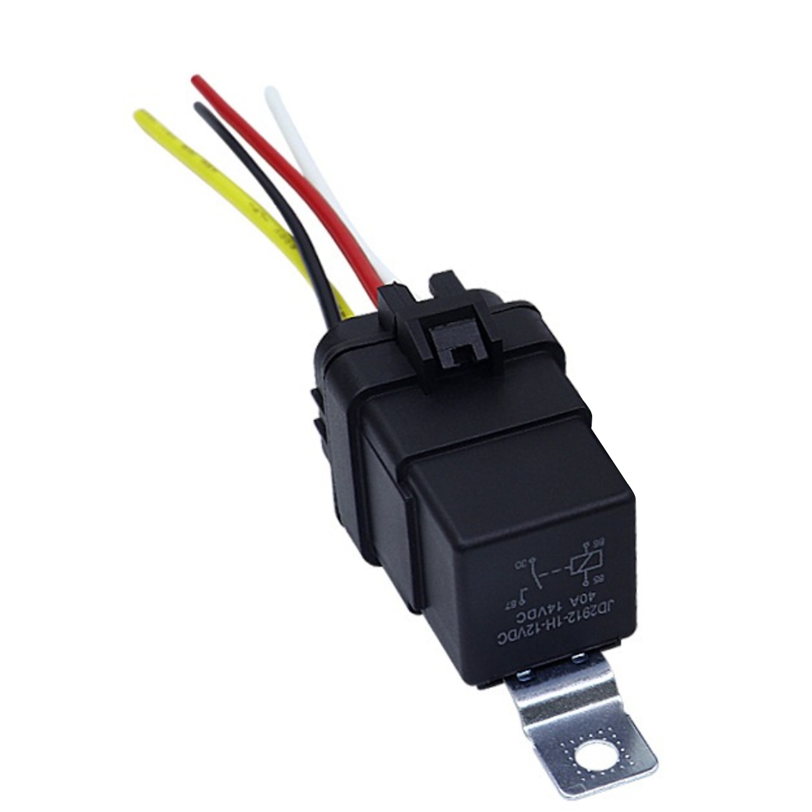 DC12V 4Pin Car Auto Automobile Relay Sealed Waterproof Integrated Wired