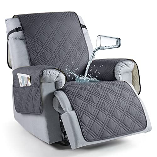 100% Waterproof Recliner Chair Cover, Non Slip Recliner Covers for Recliner