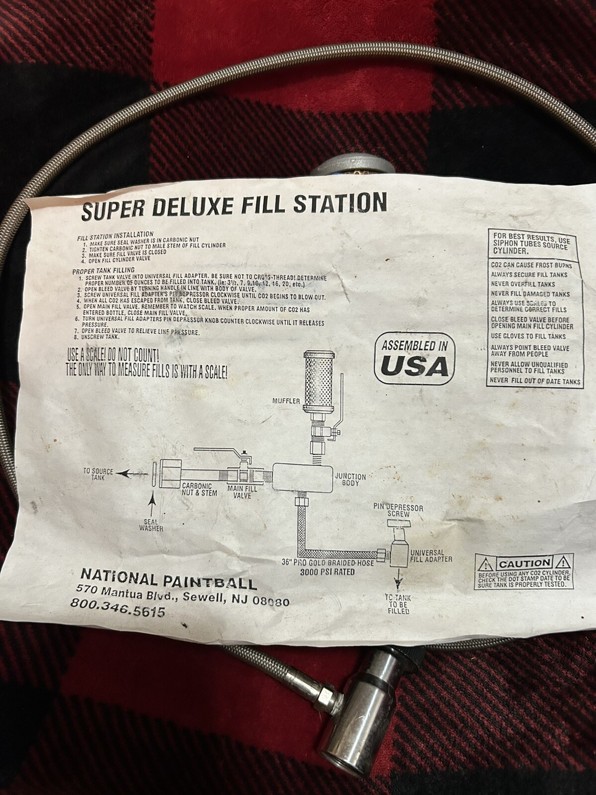 Paintball Super Refill Co2 Refill Station