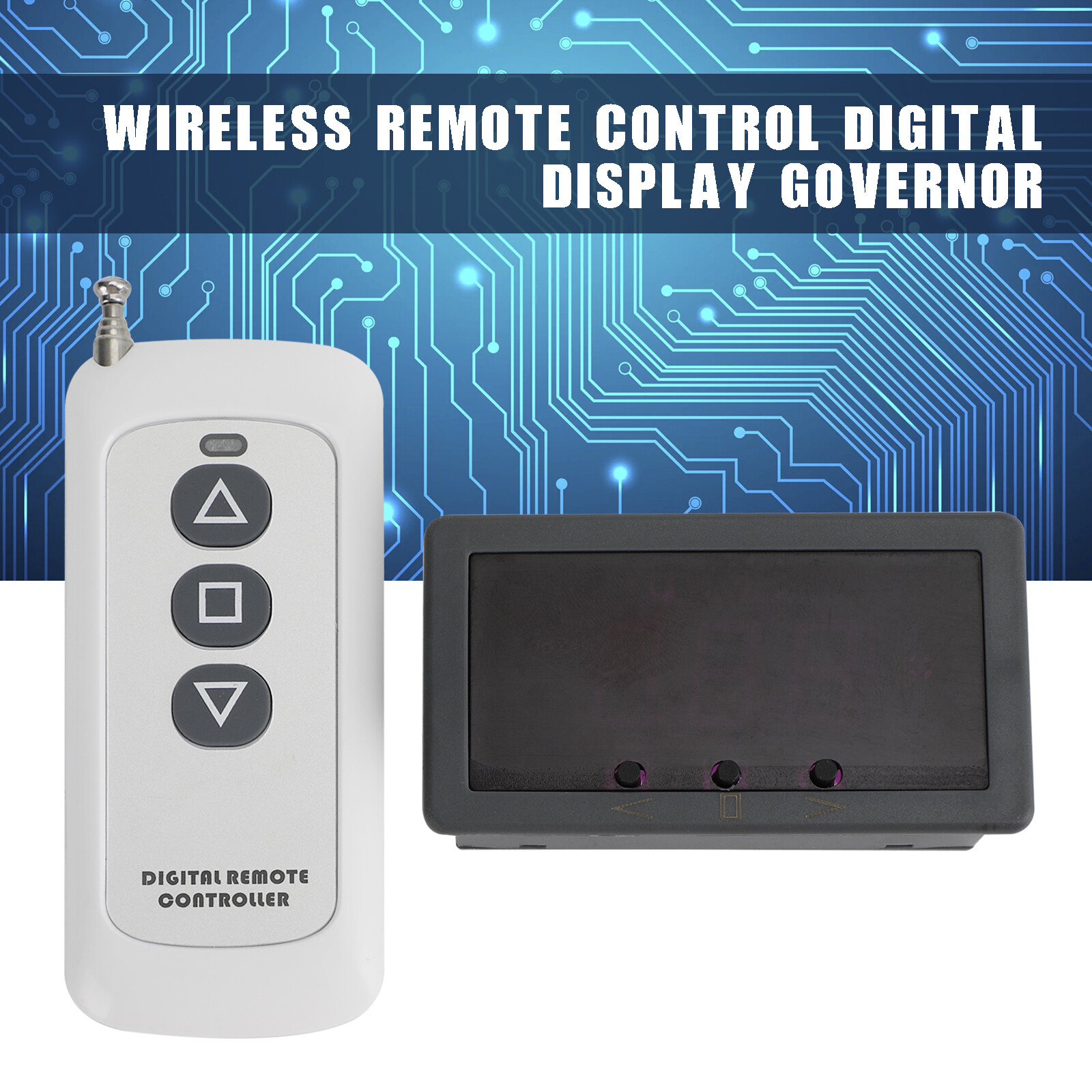 PWM DC Motor Speed Controller Dimmer 6V 12V 24V 5A +Reversible Remote Control US