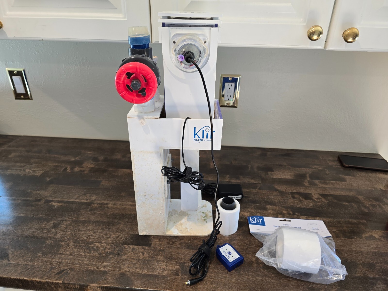 Klir Marine Aquarium Fish Tank Fleece Filter Di-4 With Stand - Saltwater