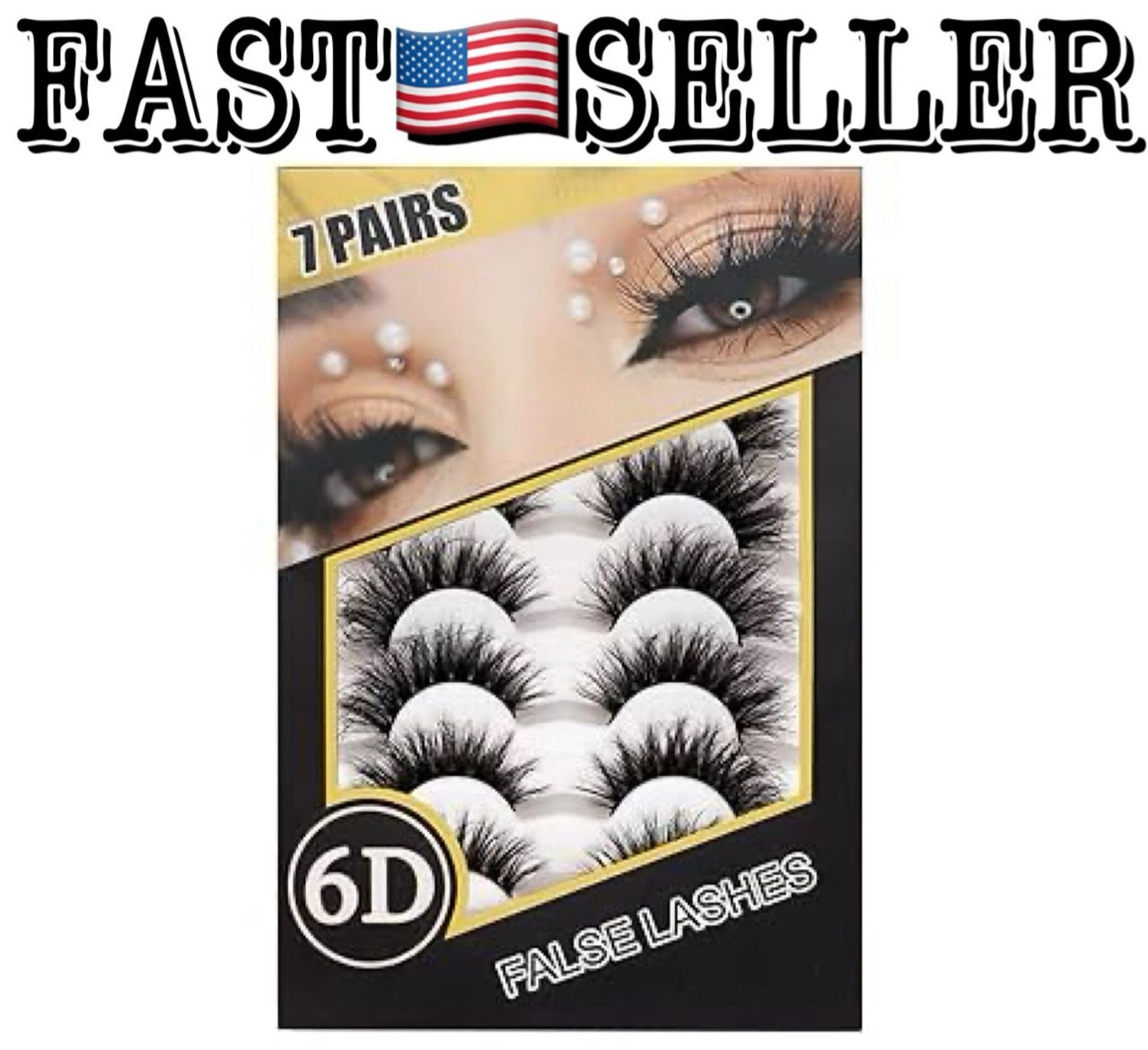 Veleasha Wispy Faux Mink Lashes Cat Eye Handmade Fluffy Eyelashes 801