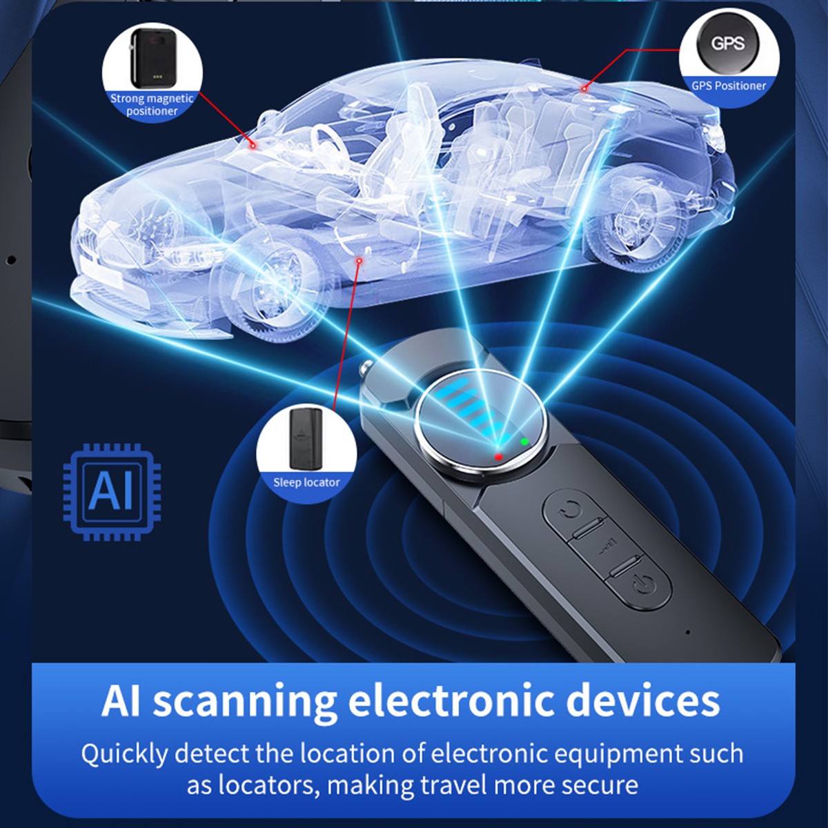 Hidden Camera Detector, Camera Detector, Anti Spy,GPS Tracker Detector,Portabl