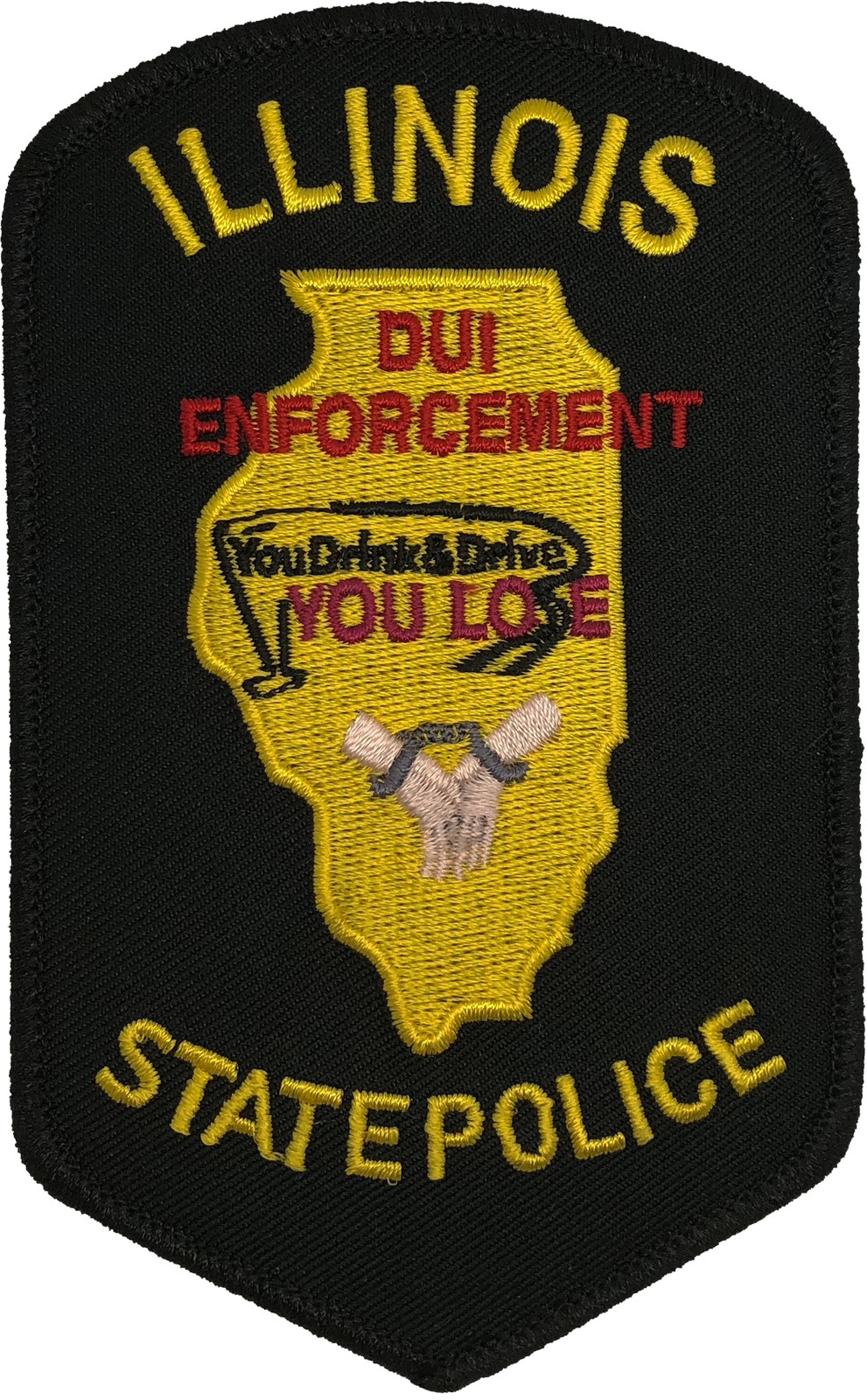 ILLINOIS STATE POLICE SHOULDER PATCH: DUI Enforcement