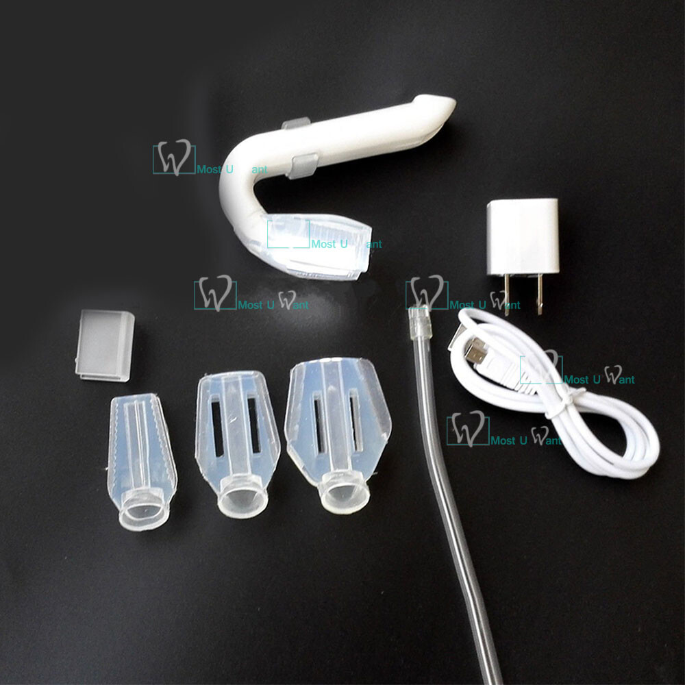 Dental Wireless Chargeable Intro Oral LED Lamp Easy Bite Blocks Light USA Ship