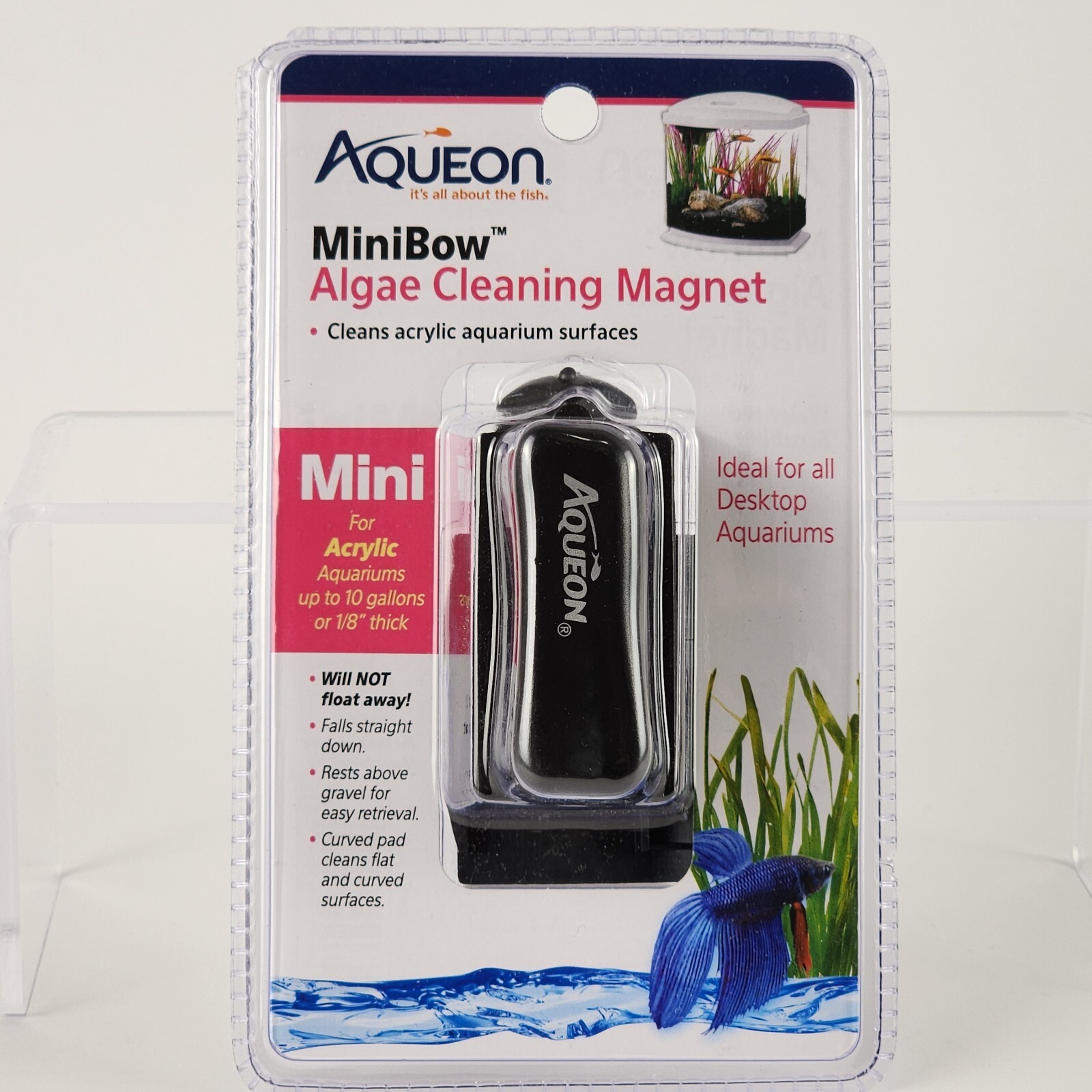 Aqueon Mini Aquarium Cleaning Magnet for Glass & Acrylic Tanks - New