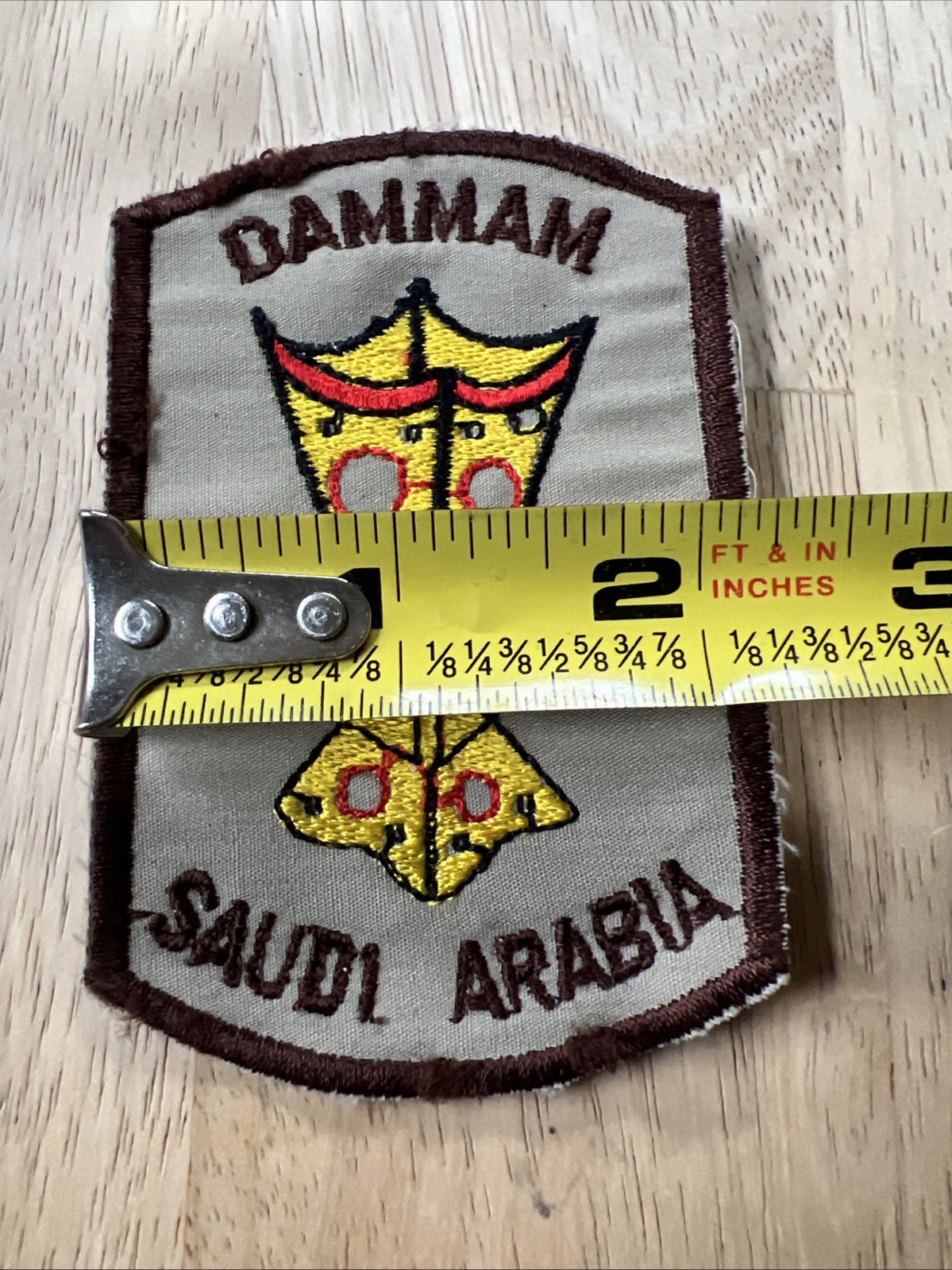 Vintage Dammam Saudi Arabia Morale Patch