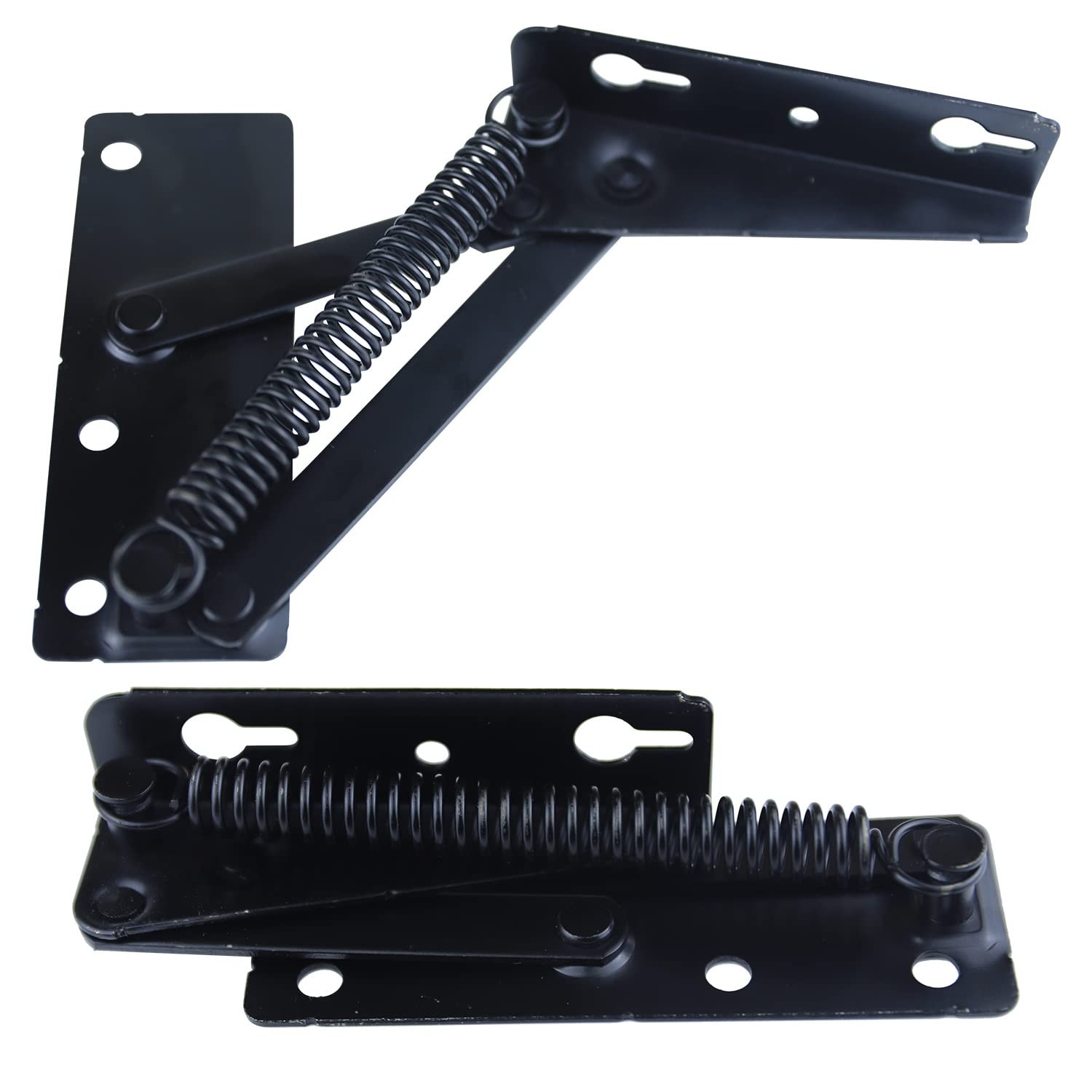 80 Degree Foldable Lifting Bracket 1 Pair Heavy Duty Spring Hinges Widely Used