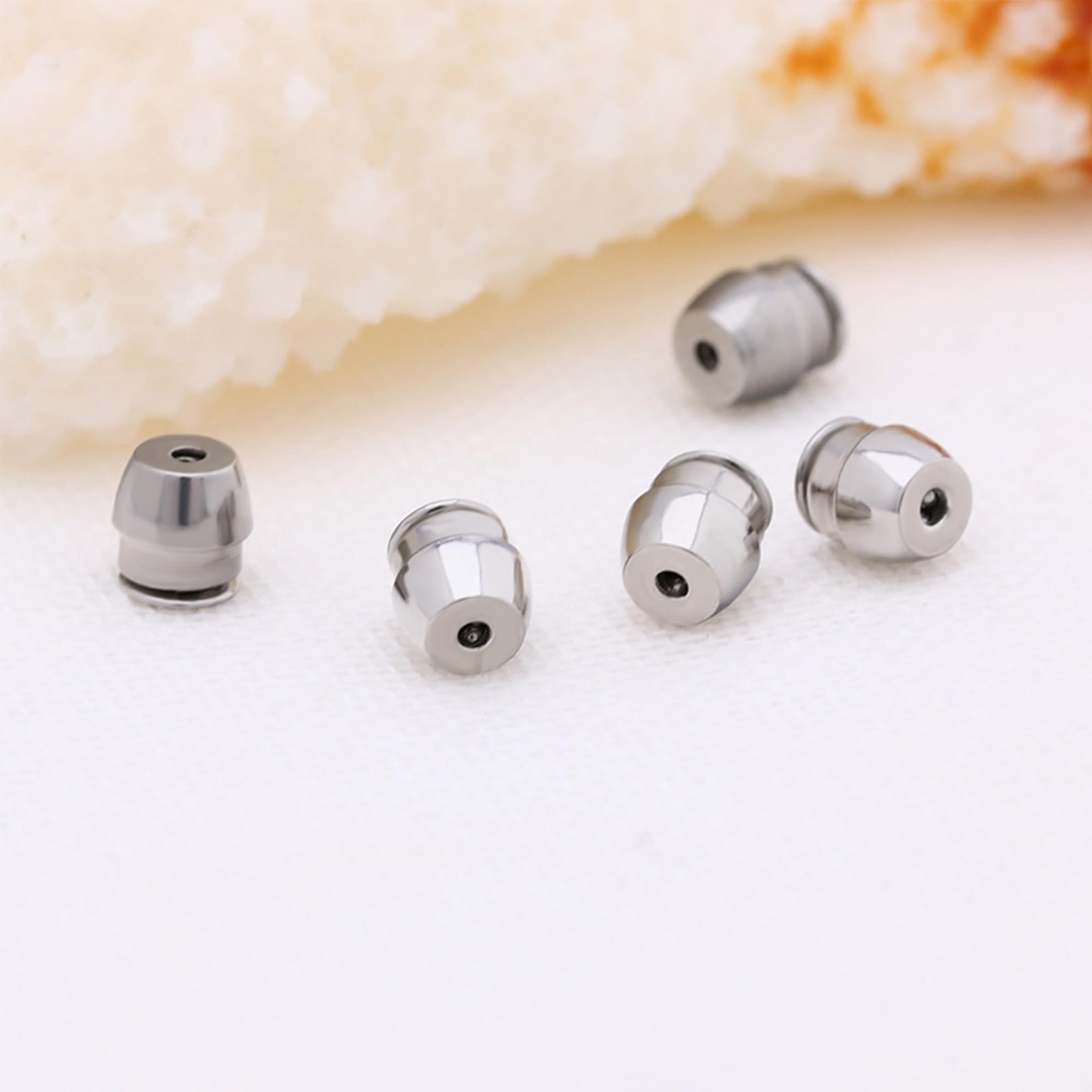 KASFREE Stainless Steel Locking Earring Backs for Studs Earring Backs Locking...
