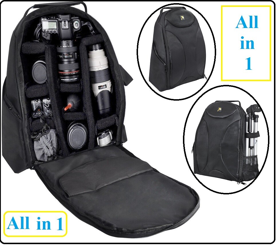 Pro Deluxe Backpack Case Camera Bag For Canon EOS M6 M50