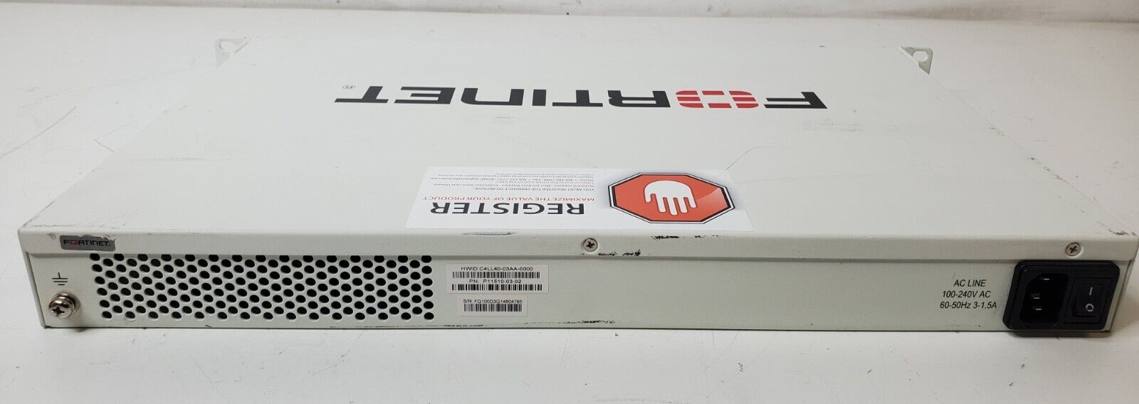 Fortinet FortiGate 100D Security Appliance Enterprise Firewall