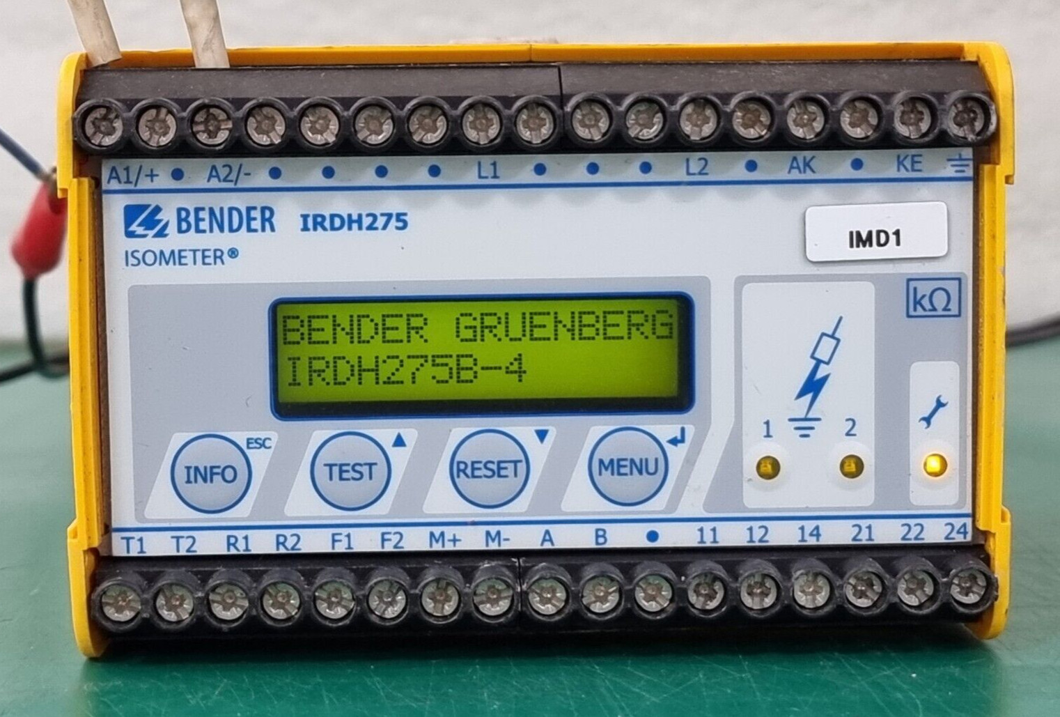 BENDER IRDH275 ISOMETER IRDH275B-435 Insulation Monitoring Device