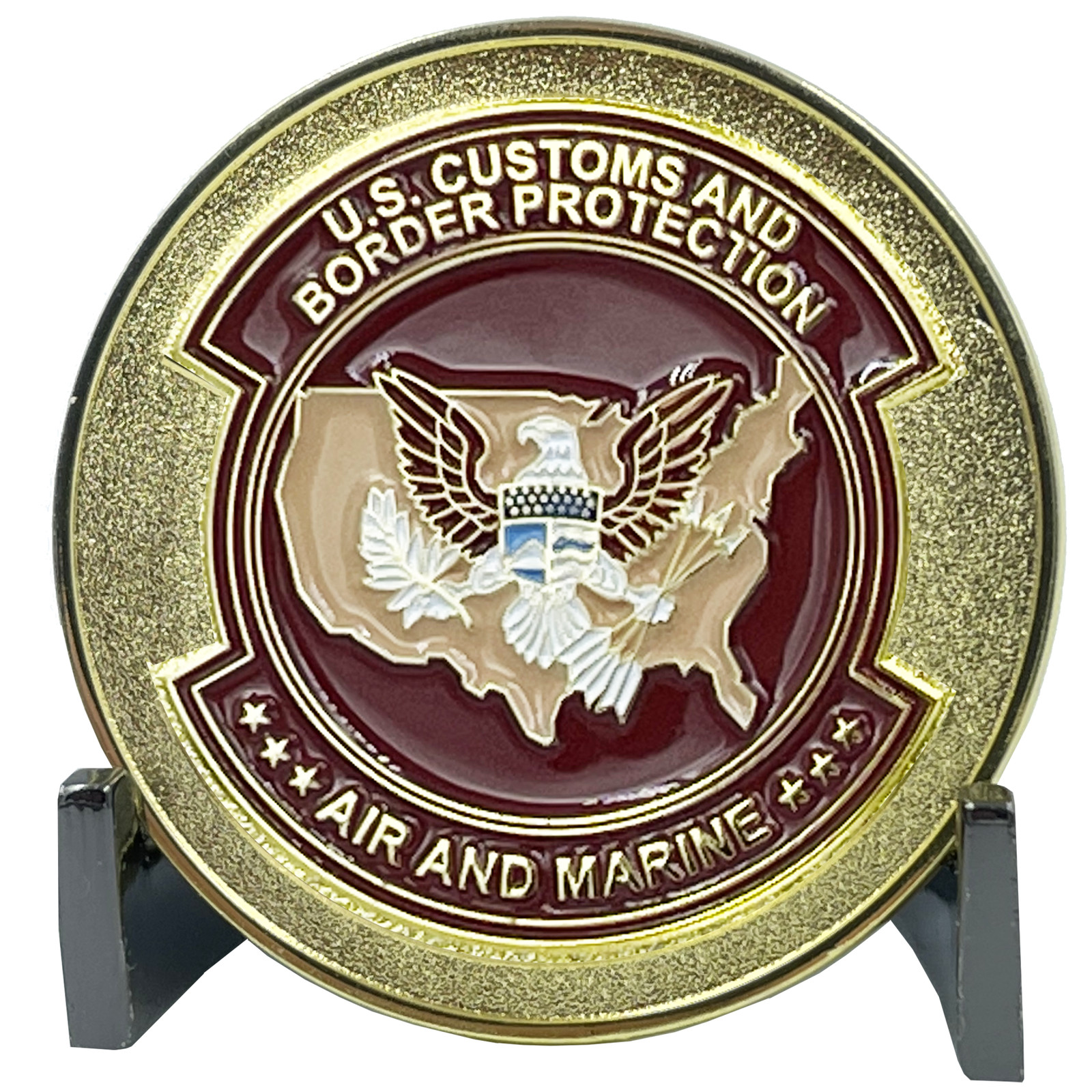 BL5-010 Air and Marine Challenge Coin AMO Agent CBP Air Branch Marine Branch Int