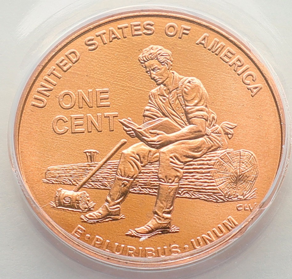 2009-P Lincoln Cent Double Die DDR-004 MS66RD ANACS Error Extra Thumb Formative
