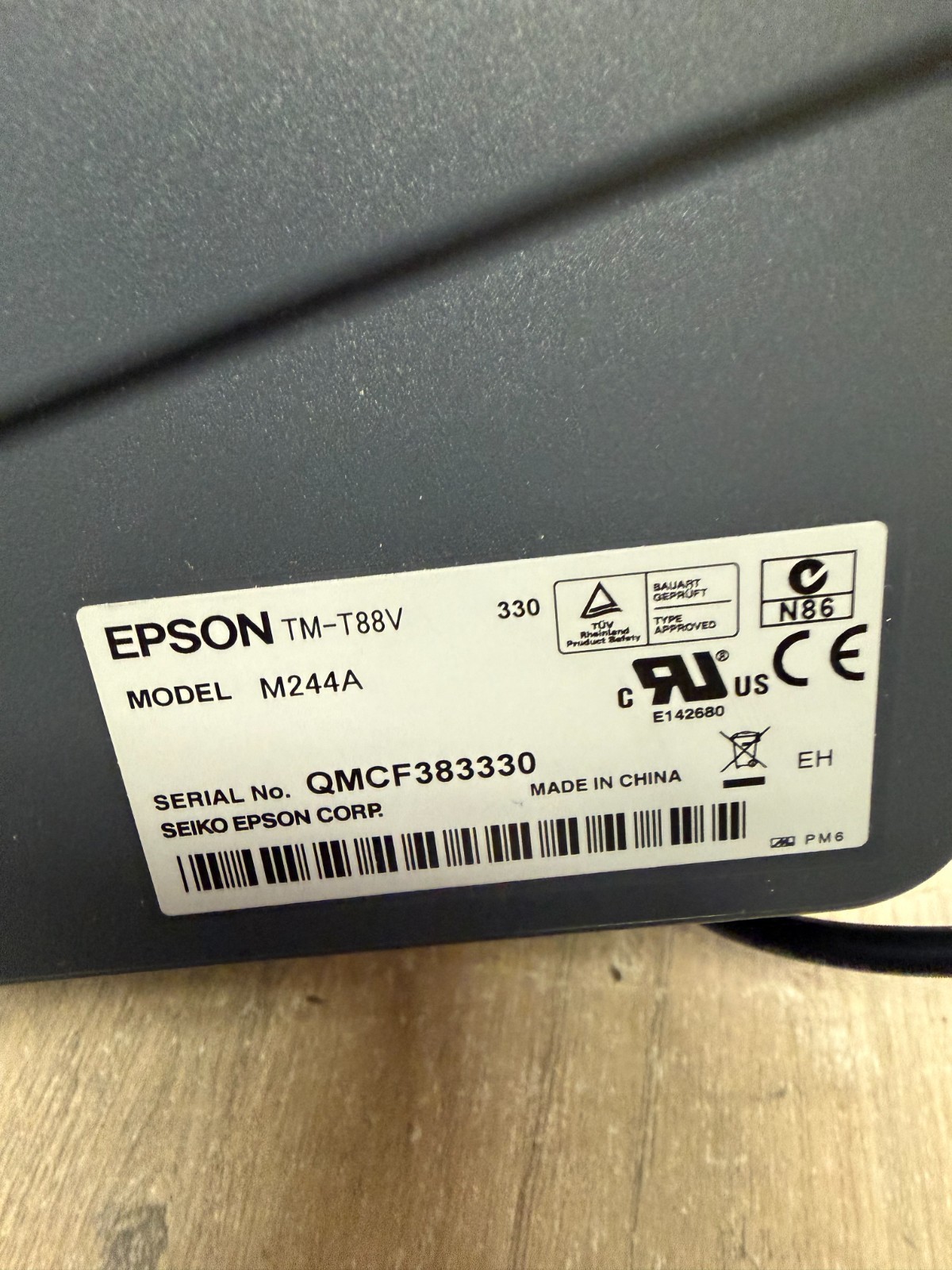 Epson TM-T88V (M244A) Thermal Receipt Printer IDN Interface W/ POWER CORD
