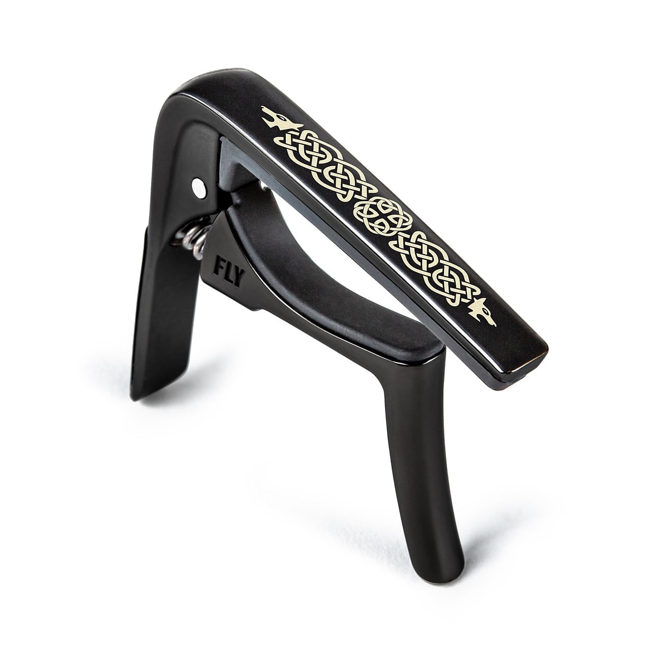 Dunlop 63CBKC Trigger Fly Capo Celtic Knot Edition Curved Black