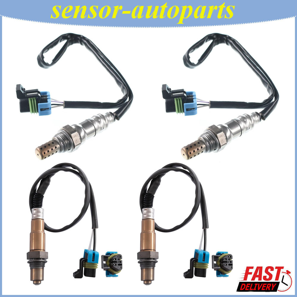 4PCS Upper+Lower Oxygen Sensor For Buick Enclave GMC Acadia 3.6L V6 2009-2011