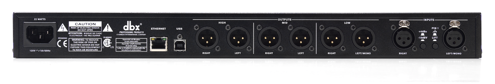 DBX DriveRack PA2 Complete Loudspeaker Management System Processor w/Display USB