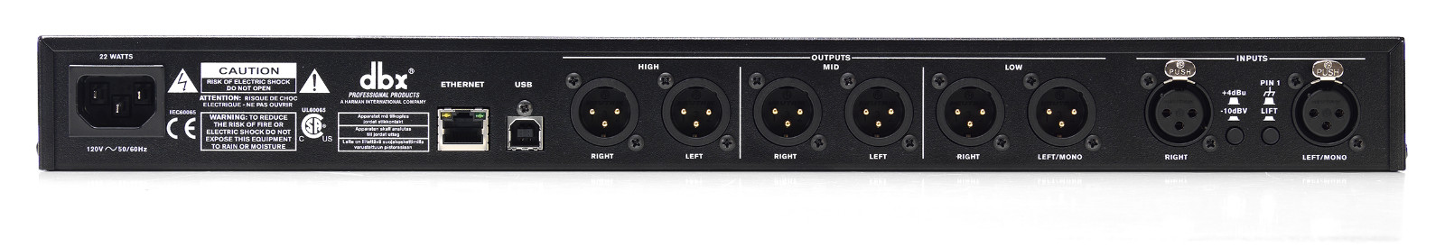 DBX DriveRack PA2 Loudspeaker Management System Processor w/Display USB (MINT)