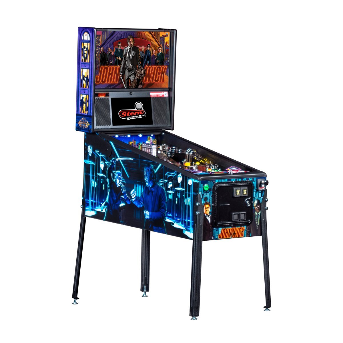 Stern John Wick Pro Pinball Machine With Installed Shaker Motor