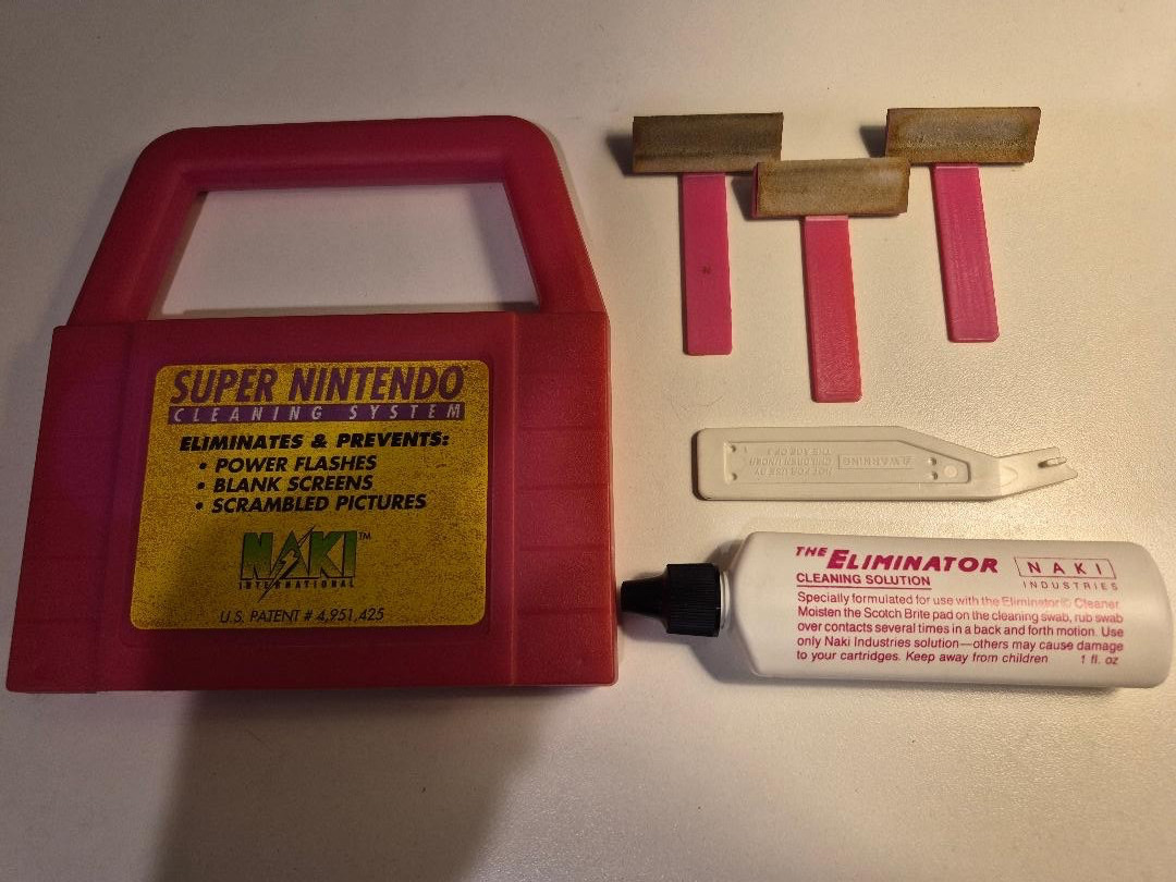 Super Nintendo Cleaning System Naki International Eliminator (used)