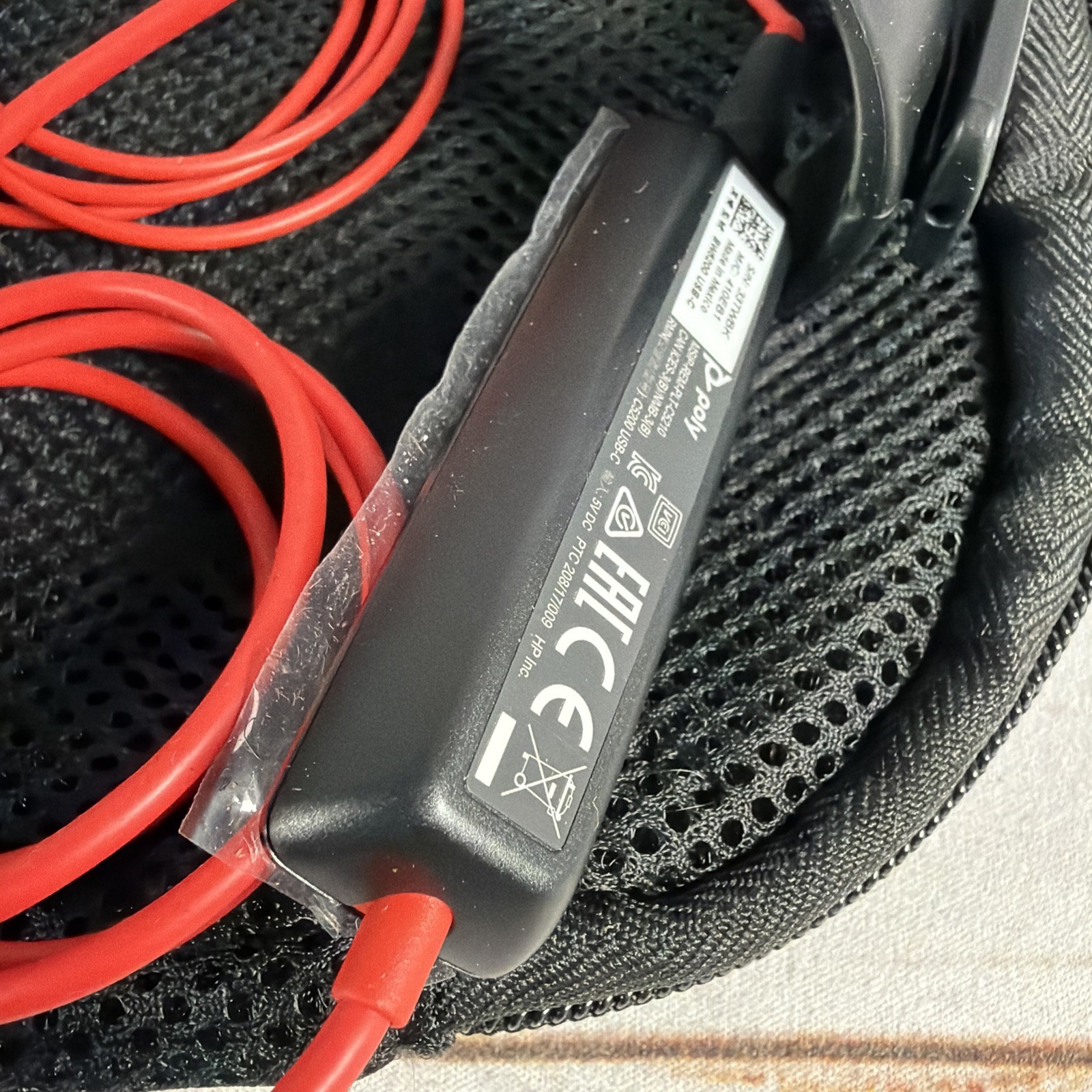 Plantronics Poly Blackwire C5220 Wired Stereo Headset USB-A With Case