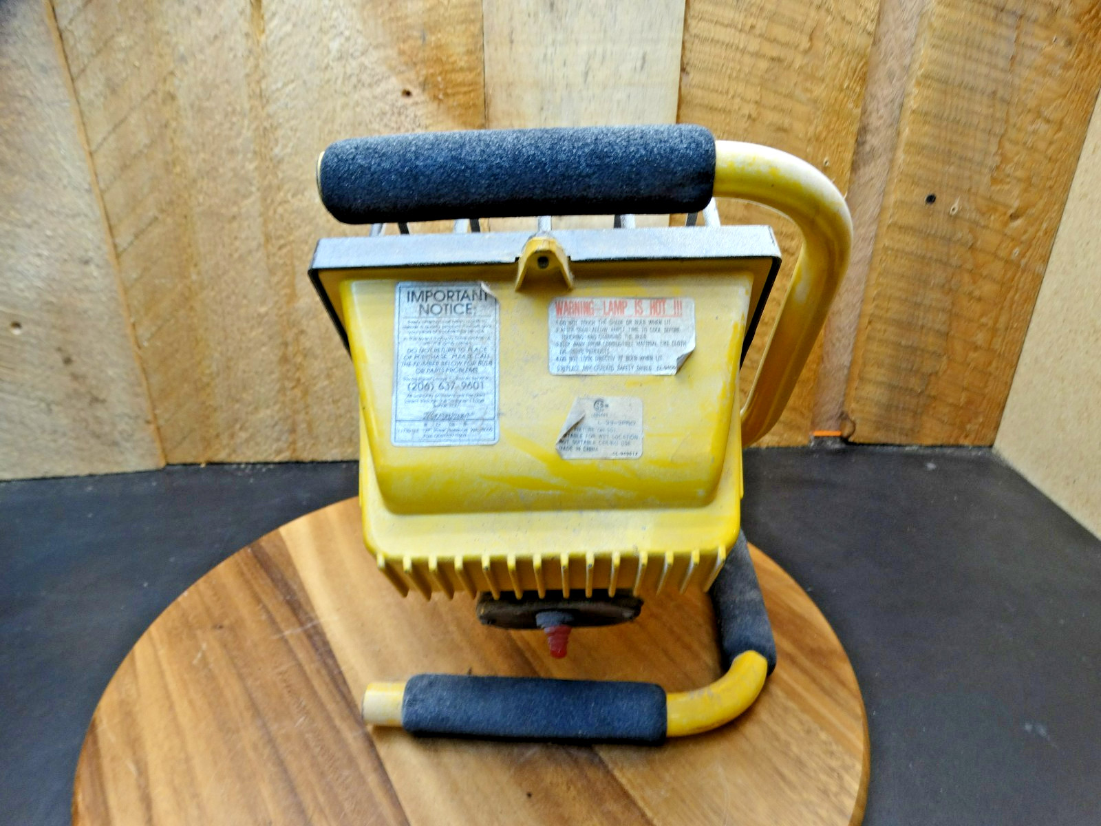 500W Heavy Duty Portable Low-Profile HALOGEN WORK LIGHT Project, Job Site