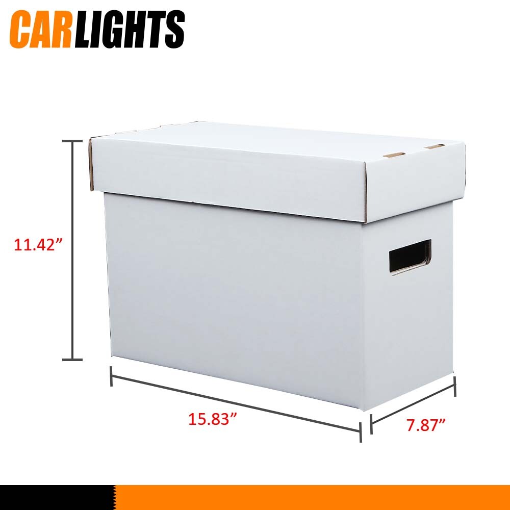 10 Pcs Comic Books Storage Boxes Short Holds 200-225 Stackable Durable Archive