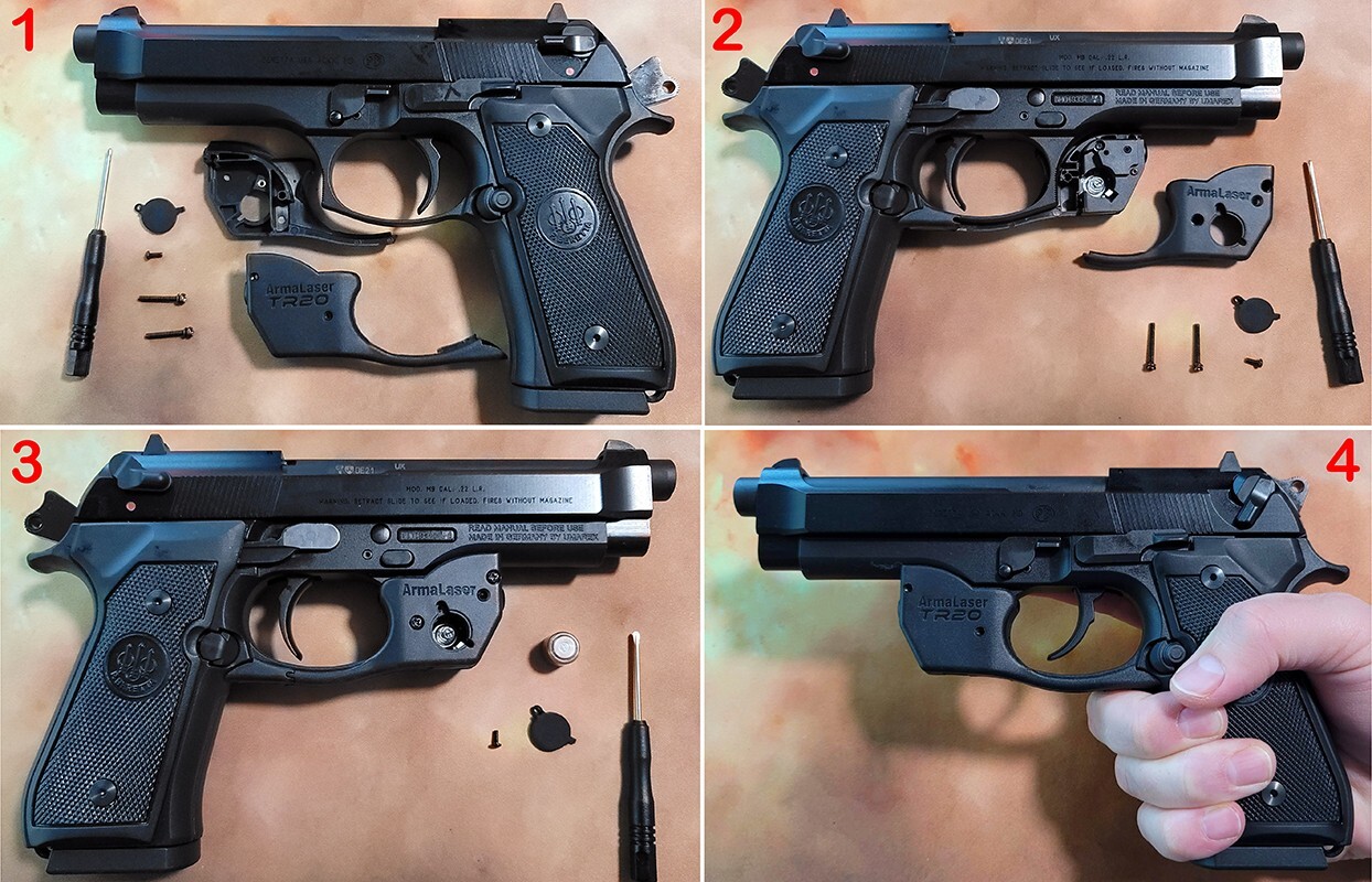 TR25 Red Arma Laser Sight for Compact Springfield & Kimber 1911 [SEE FIT CHART]