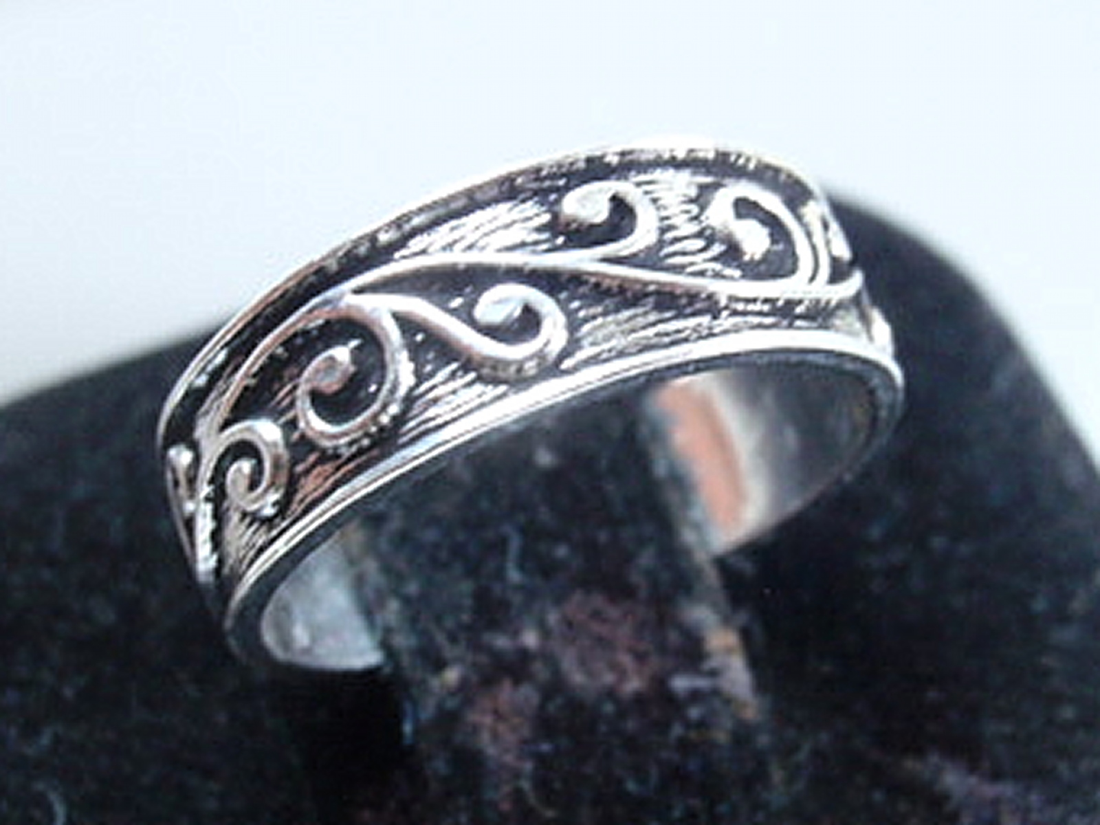 Cascading Waves Toe Ring Adjustable 925 Sterling Silver Corona Sun Jewelry