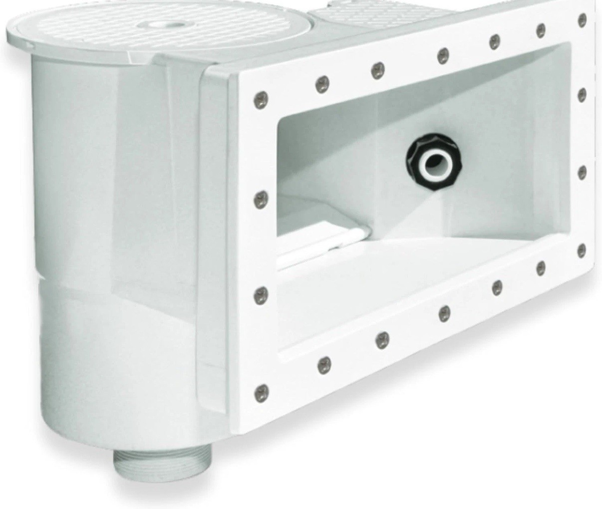 SWIMLINE HYDROTOOLS Standard Thru-Wall Above Wide-Mouth (Water-Leveling)