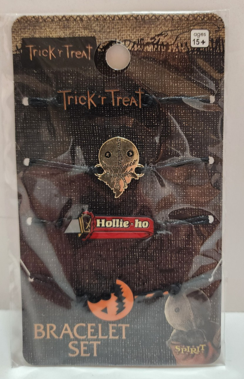 Trick R Treat Sam Bracelet Set Costume Jewelry Spirit Halloween Brand New