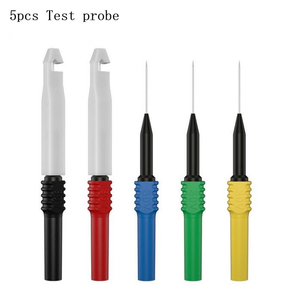 Test Probe Multimeter Tools 30-60V/30A 4mm AC/DC Head/Needle Insulated