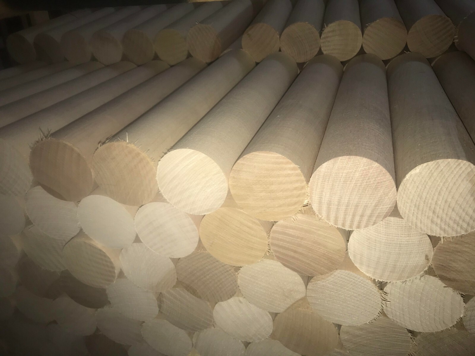 *2-PACK* 2-3/4" x 17" *QUALITY* Yellow BIRCH Woodworking/Craft Kiln Dried Dowels