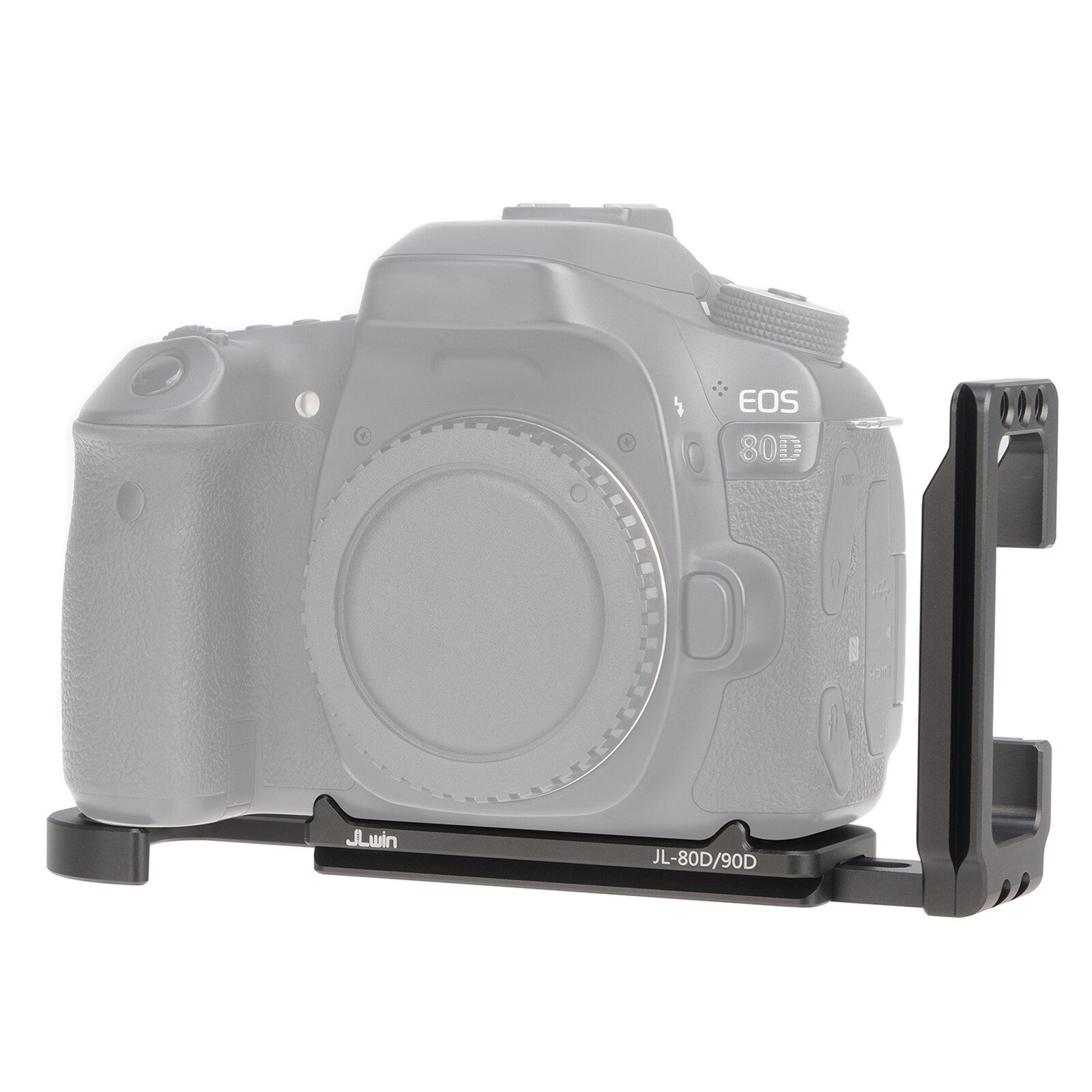 L Bracket Camera Mount Quick Release Plate For Canon 70D 80D 90D