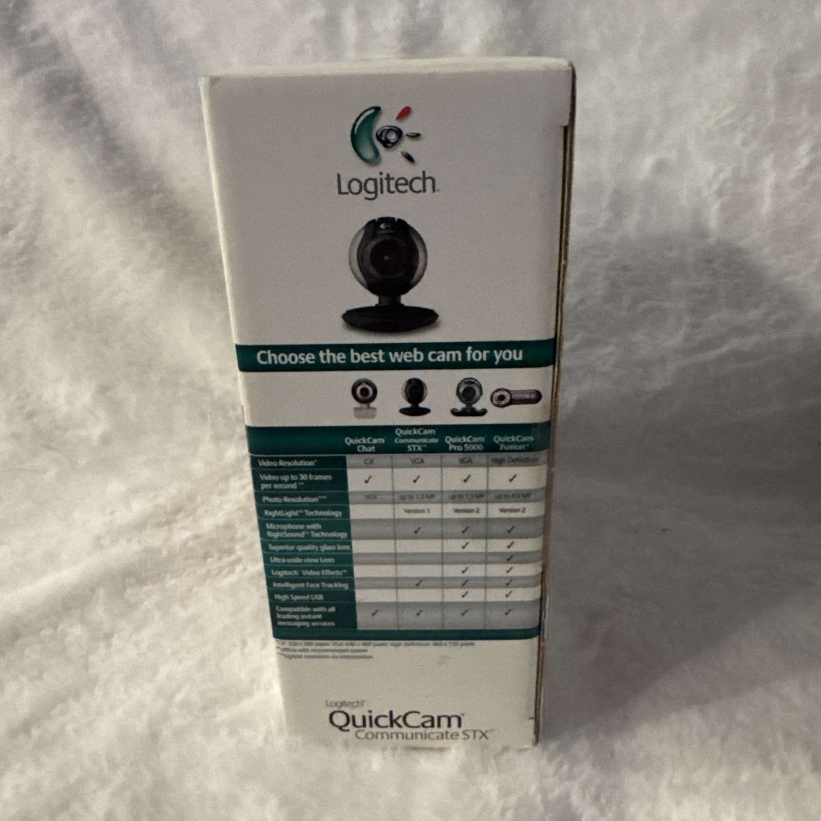 Logitech Quickcam Communicate STX Webcam For PC ~ New Sealed