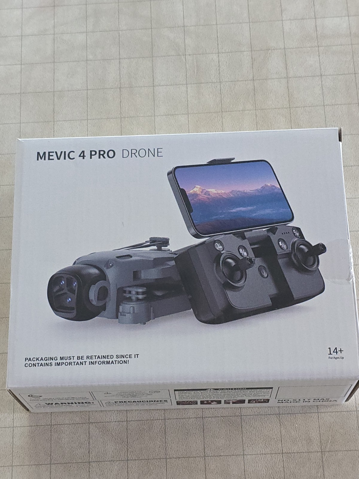 Mevic 4 Pro Drone With Controller Black - New Factory Sealed
