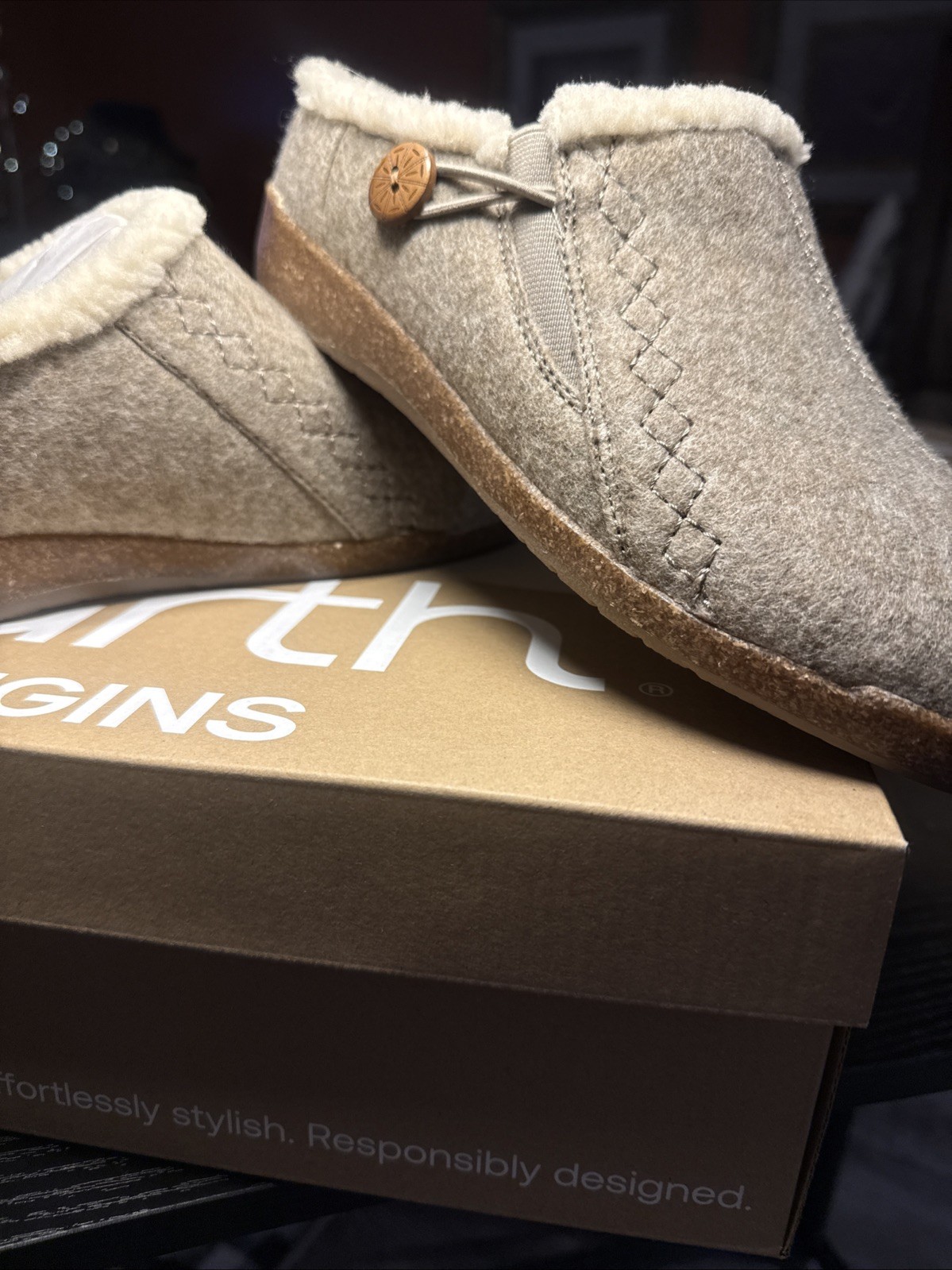 NEW Earth Origins Jacki 2 Women’s Size 10 M Light Brown Comfort Slip On Clogs