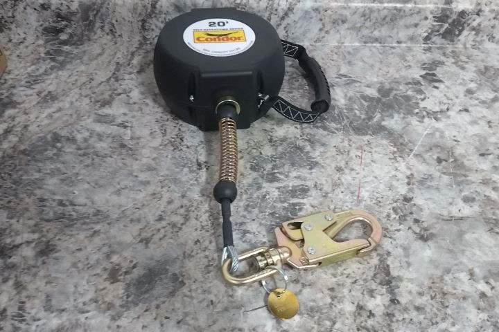 Condor 22RT98 20 Ft L 310 Lb Weight Cap Self-Retracting Lifeline