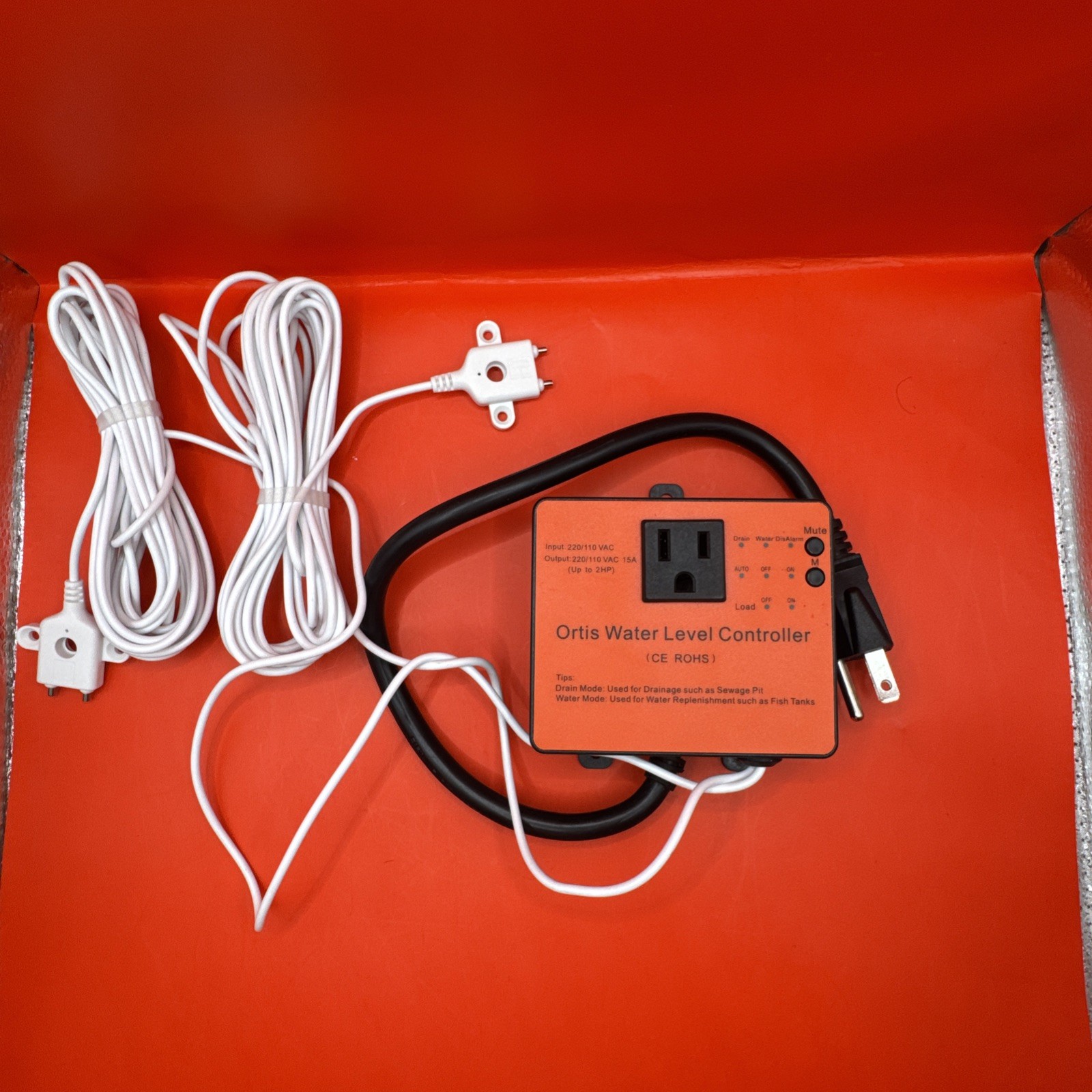 Ortis Controller/Alarm, Wi-Fi Check Water Level Status, Timely Alerts 220/110 V