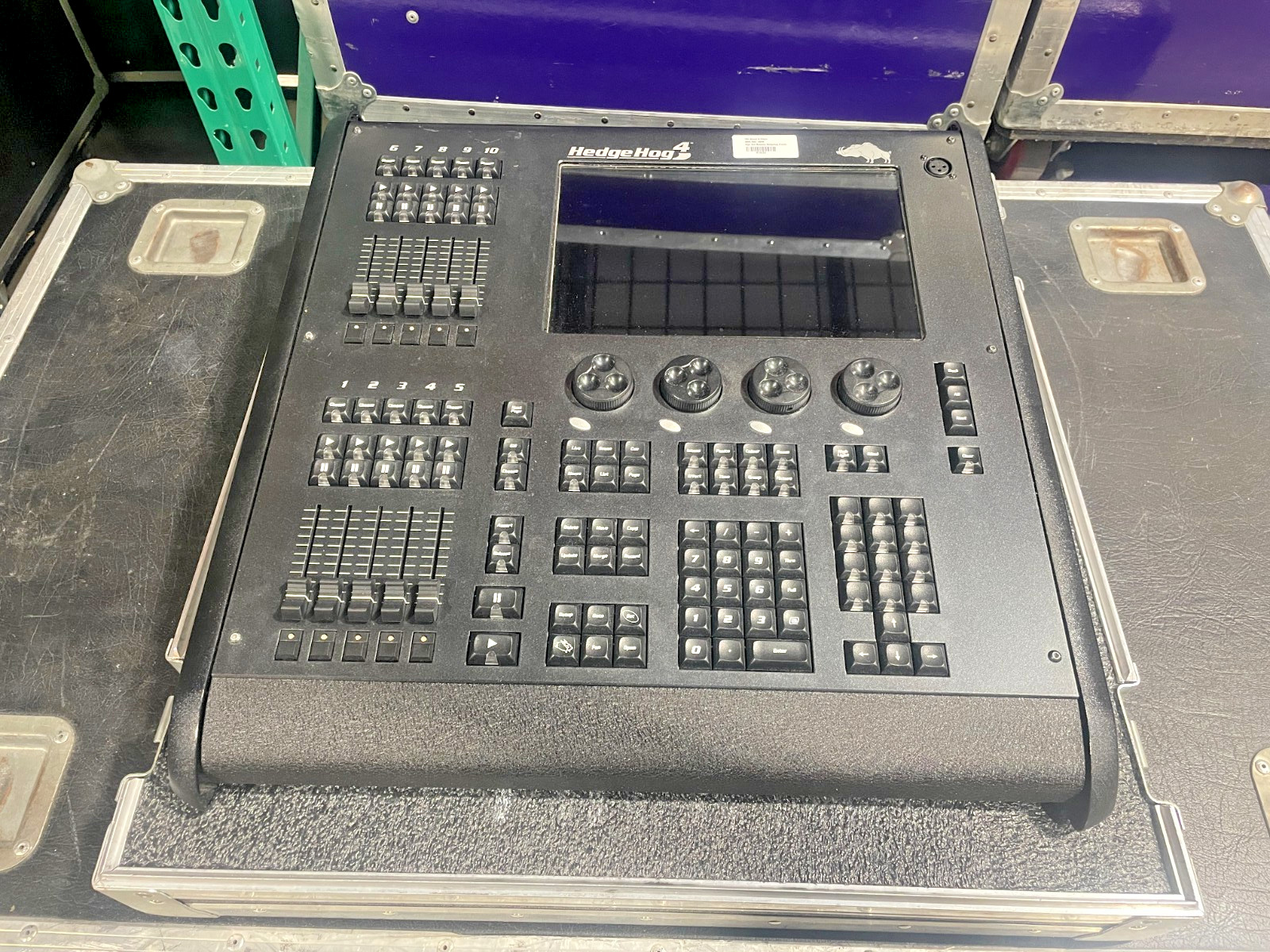 HES Hedgehog 4 Lighting Console – 4X Software Upgrade Installed – w/ Road Case