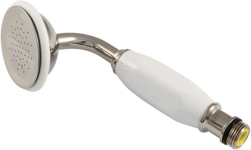 K106A6 Victorian Single Function Round Hand Shower in Polished Nickel