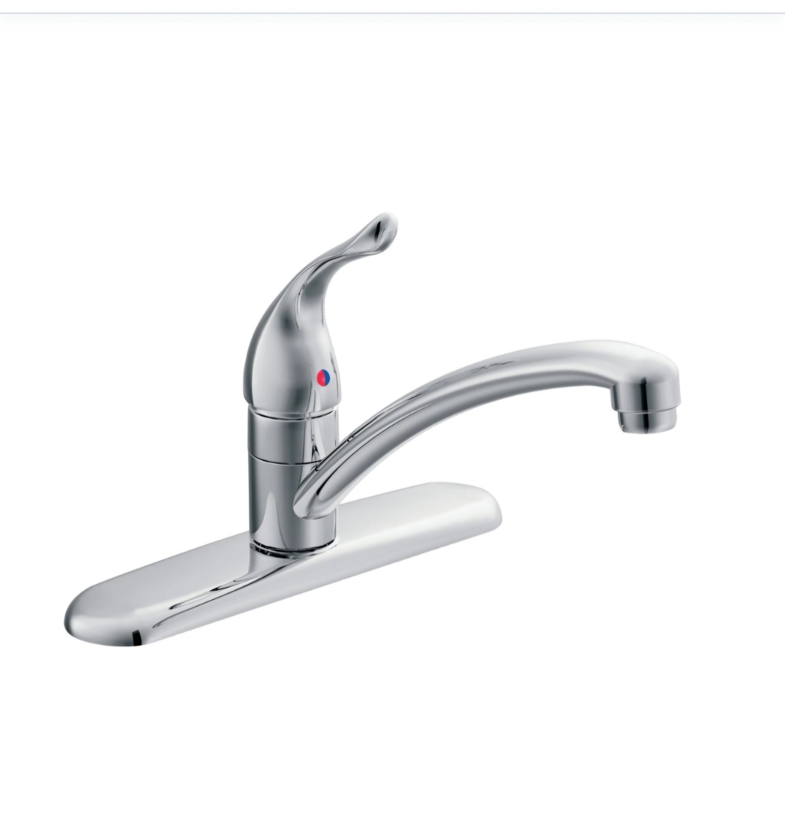 Moen Chateau® 7425 1.5 gpm Single Handle Kitchen Faucet in Polished Chrome