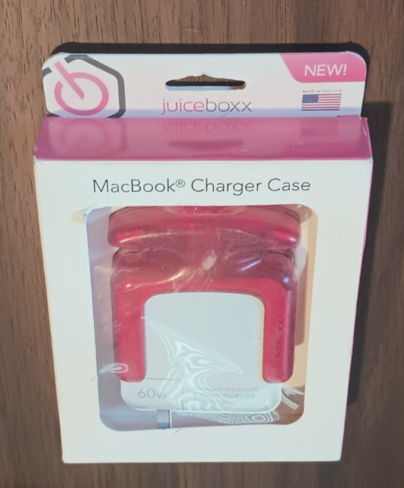 New Juiceboxx Macbook Charger Case Red