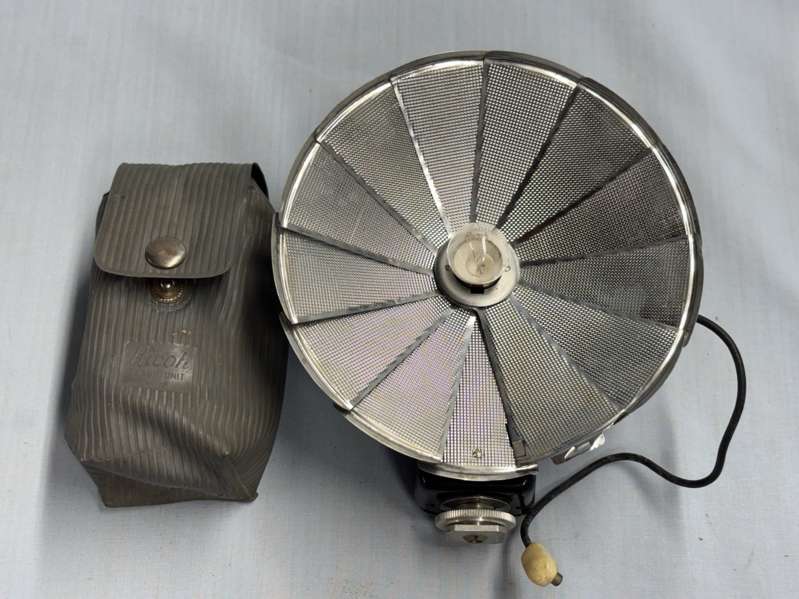 Vintage Ricoh Flash Unit B-4 with Original Case