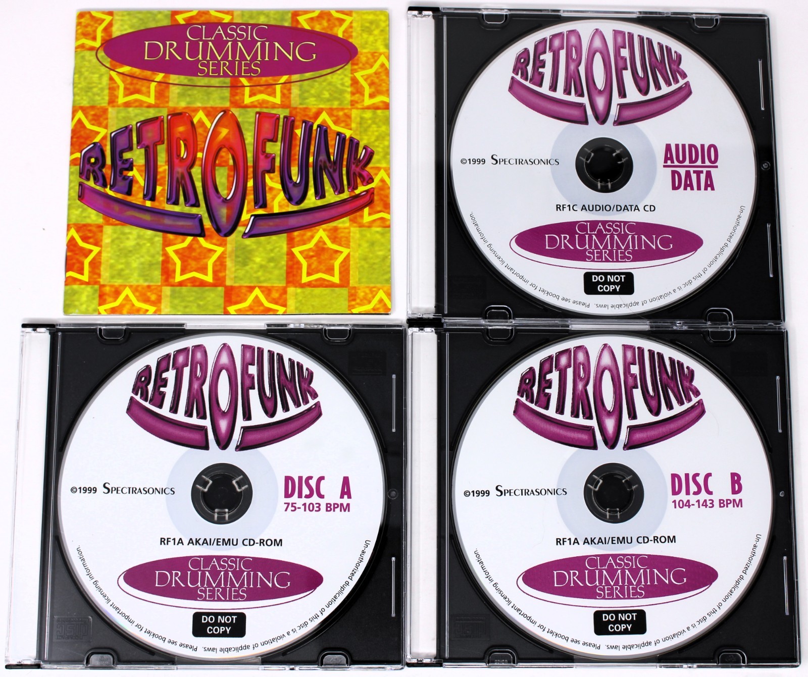 Spectrasonics Retrofunk  AKAI Format Sample/Sound Library/Sampling 3 CD