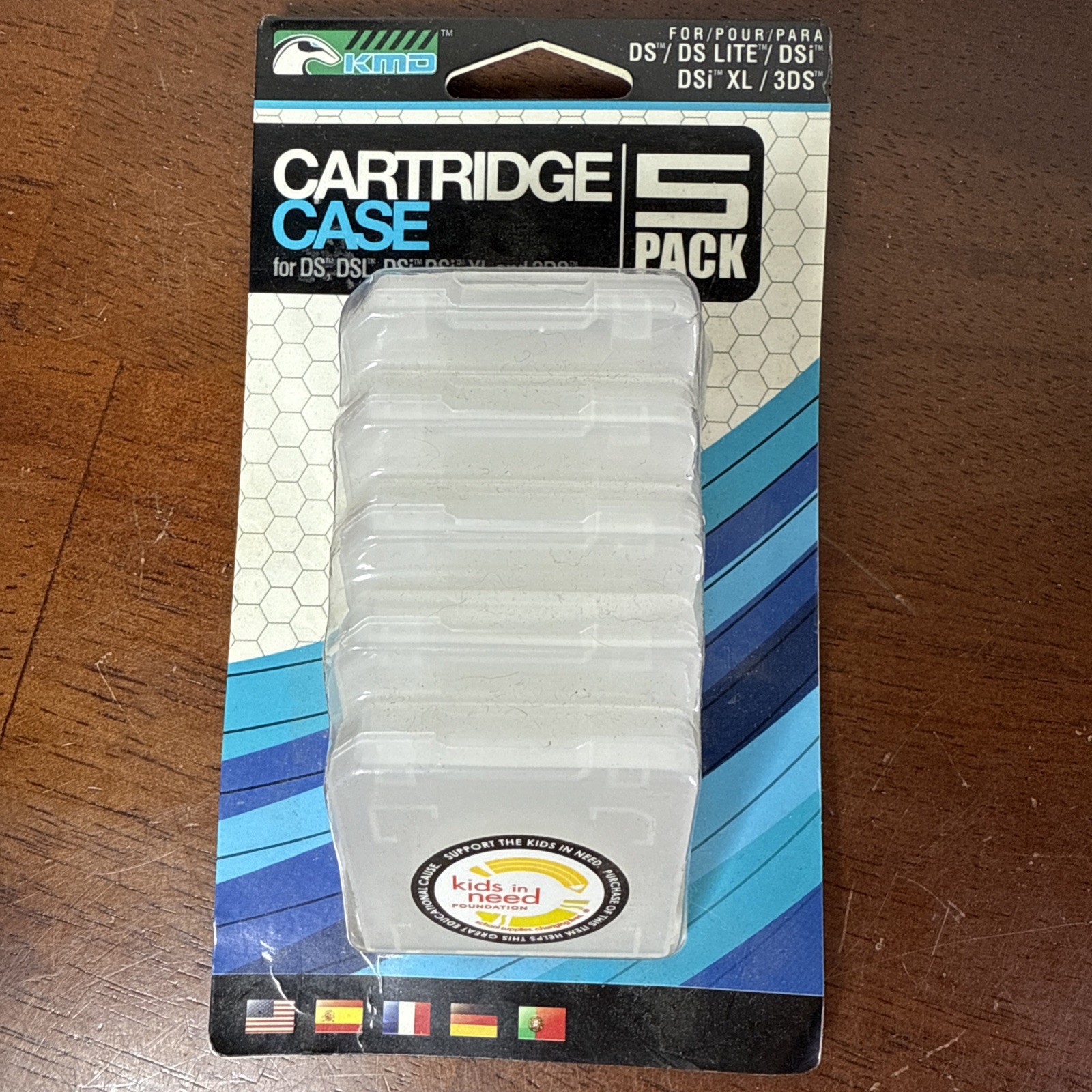 5 Pack Game Cartridge Cases for Nintendo DS Games